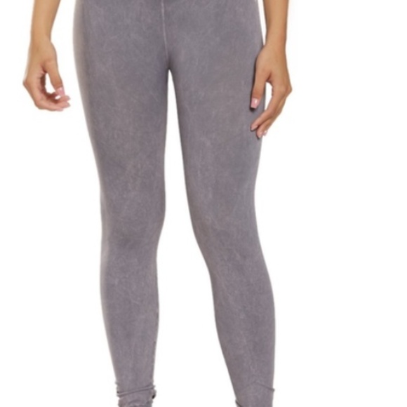 Free People Vintage- Shanti Purple Grey Leggings. - Picture 3 of 3